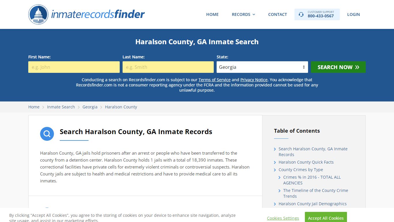 Haralson County, GA Inmate Lookup & Jail Records Online